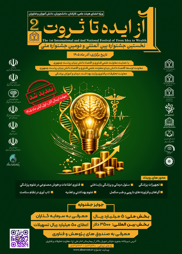 نخستین جشنواره بین المللی و دومین جشنواره ملی از ایده تا ثروت